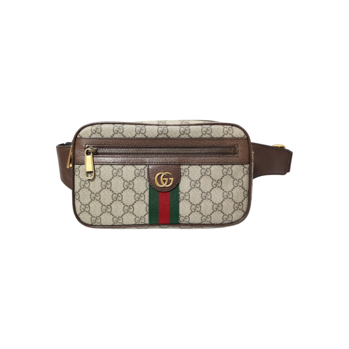ITCDM9CPF5II Gucci Soft GG Supreme Canvas Ophidia Web Hip Bag
