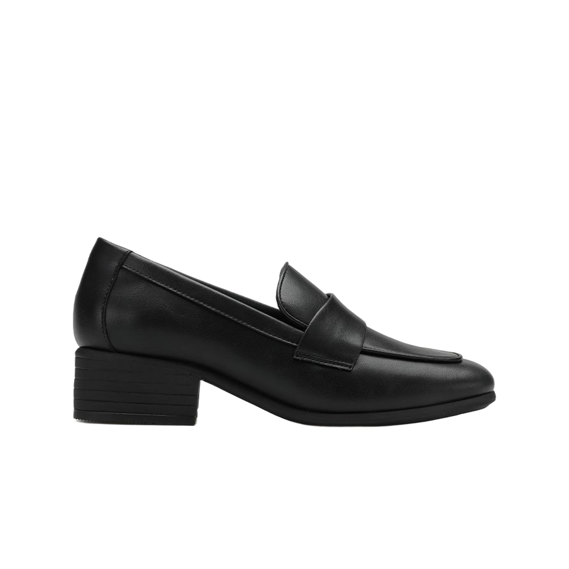 8TMCL26F1R Thom McAn CLARA 02 Women Heel Loafer Black