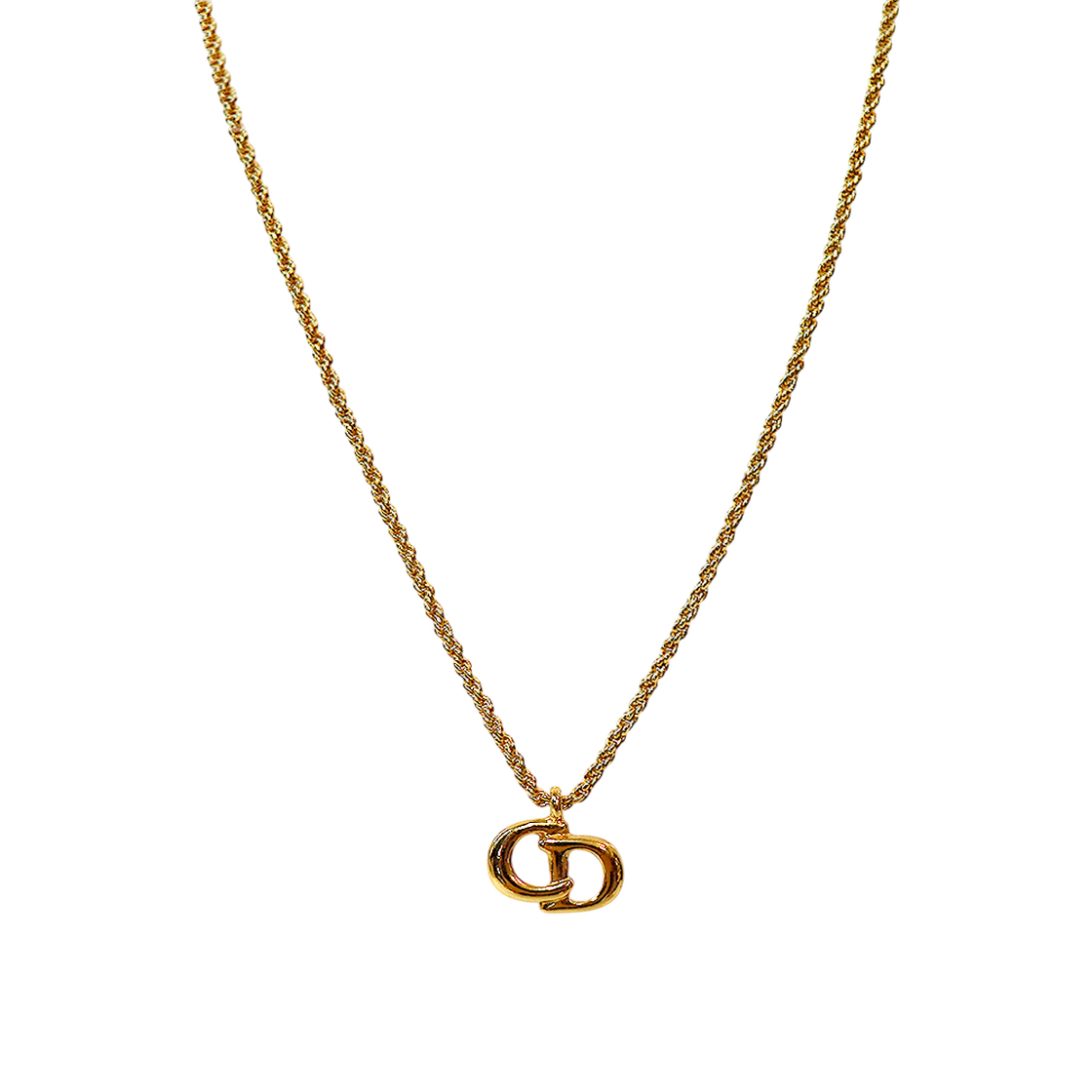 IT58DJQ4NRIV Dior CD Gold Necklace