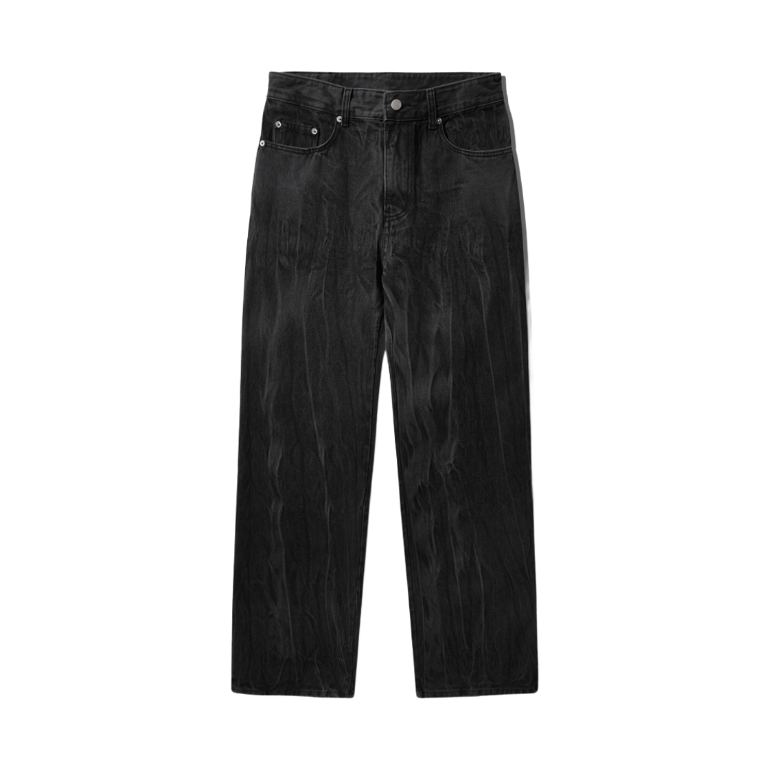 JJLP6629_Black_291 EZKATON Shadow Denim Pants Black JJLP6629