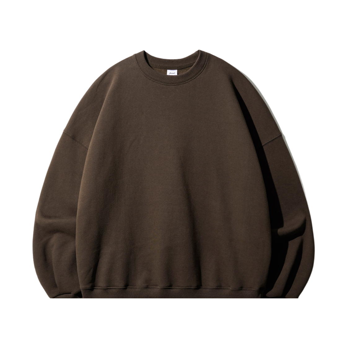 KJMT2400_brown_29 JEMUT Haze Overfit Sweatshirts Brown KJMT2400