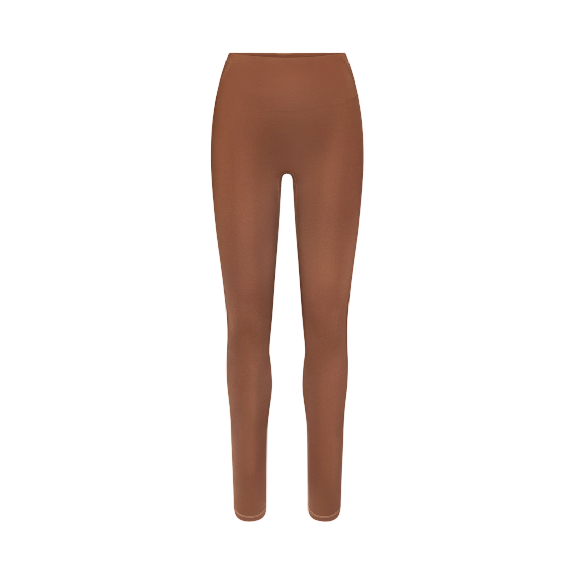 IR8690-263 (W) NikeSKIMS Satin Shine Bonded Waist 26" Legging Carob Brown