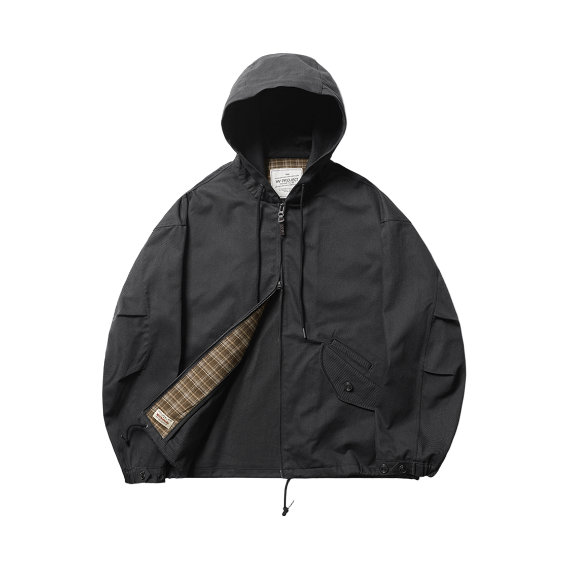 SJOT7847_black_29 WV PROJECT Doup Cozy Utillity Jacket Black SJOT7847