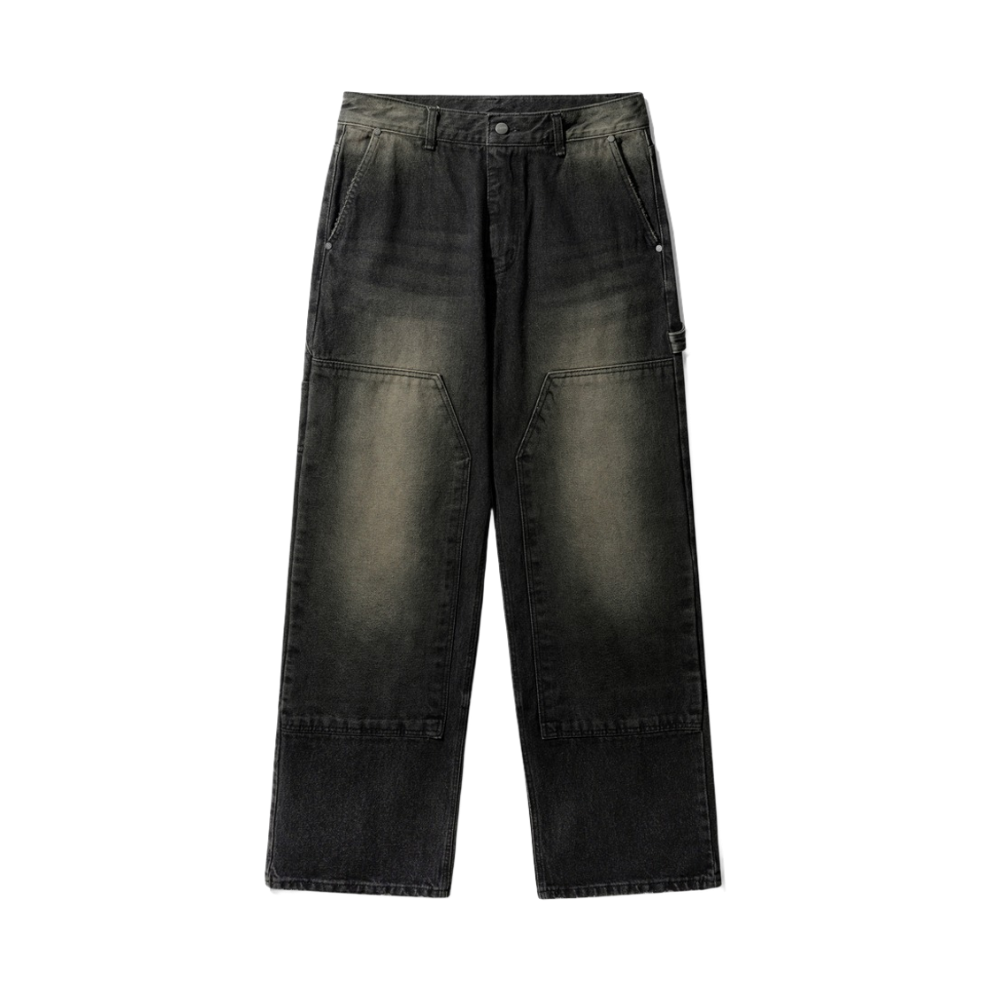 KMLP6731_Vintageblack_292 EZKATON Zest Carpenter Denim Pants Vintageblack KMLP6731
