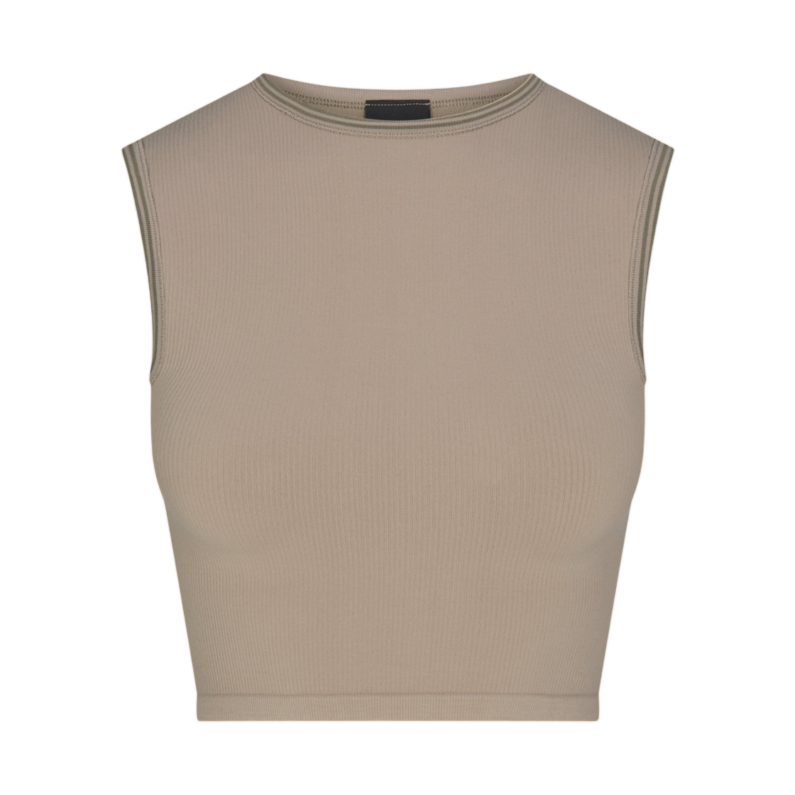 IU2219-260 (W) NikeSKIMS Ribbed Seamless Muscle Tank Driftwood