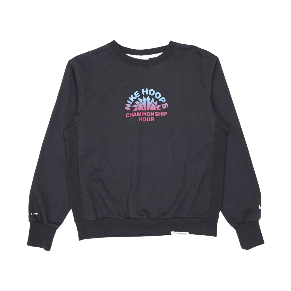 DJ3025-010 Nike Standard Issue Basketball Crew Sweatshirt Black - Asia