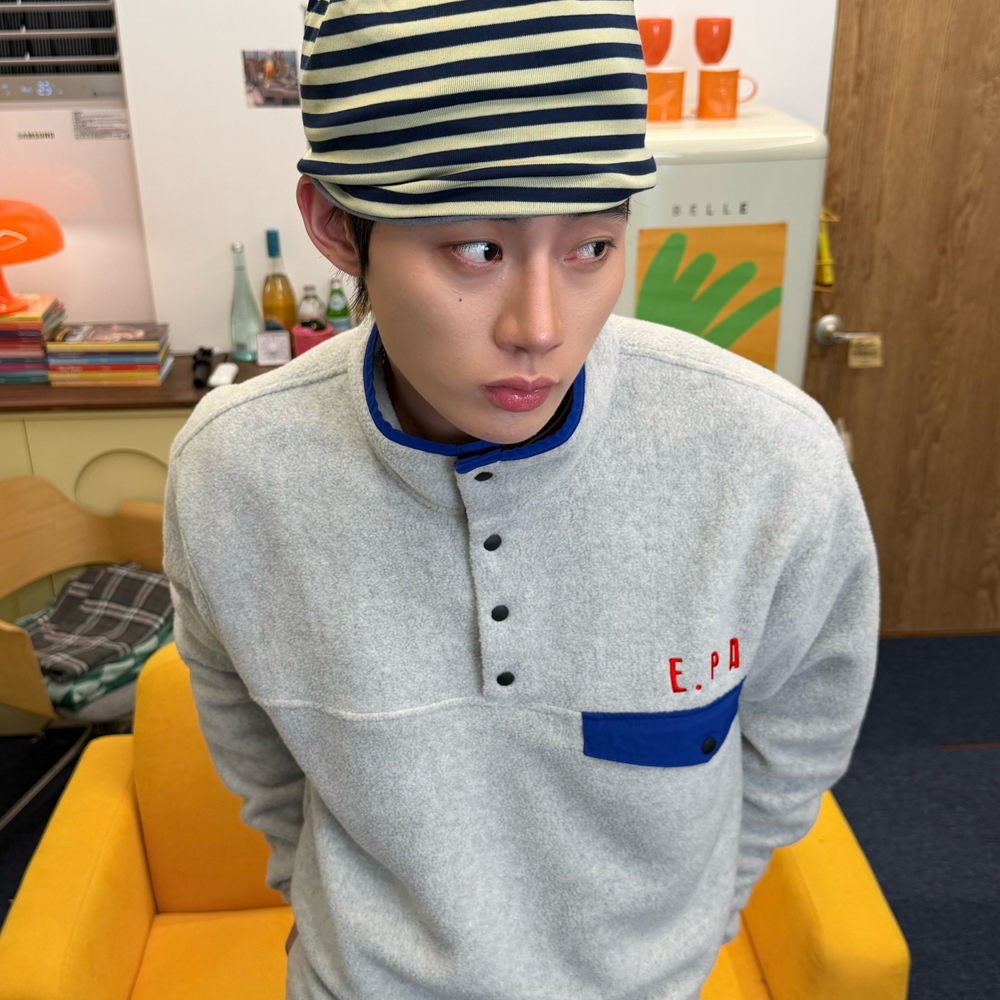 아모우 폴라 플리스 아노락 크림(AMOU Polar Fleece Anorak Cream) - 3