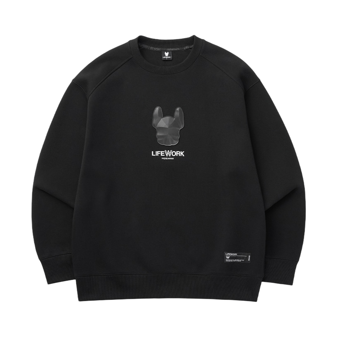 LW254MT407 Lifework 3D Radok Wappen Bonding Sweatshirt_LW254MT407