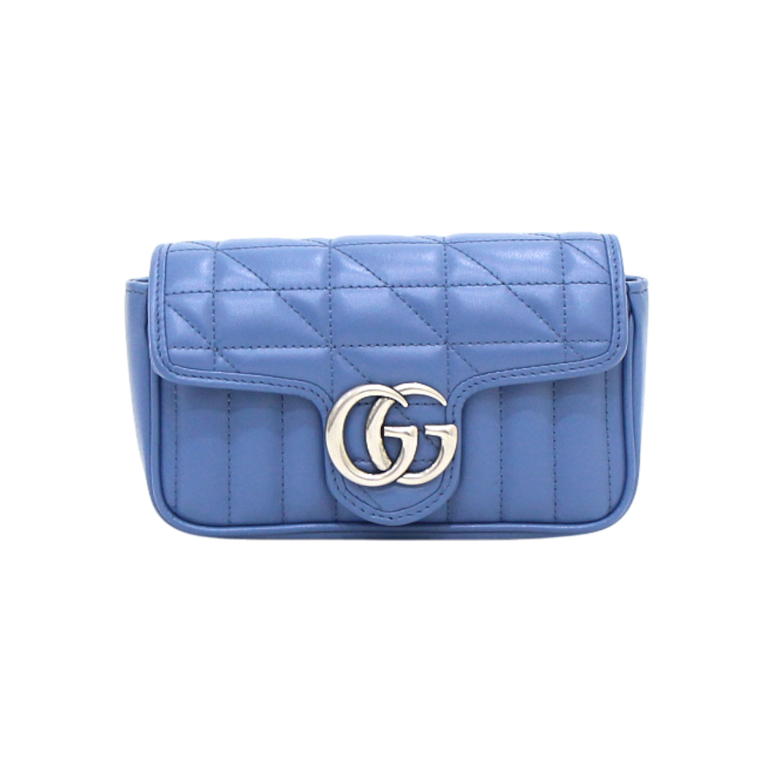 구찌 GG마몽 마틀라세 가죽 수퍼 미니백 크로스백(Gucci GG Marmont Matelasse Super Mini Crossbody Bag) - 1