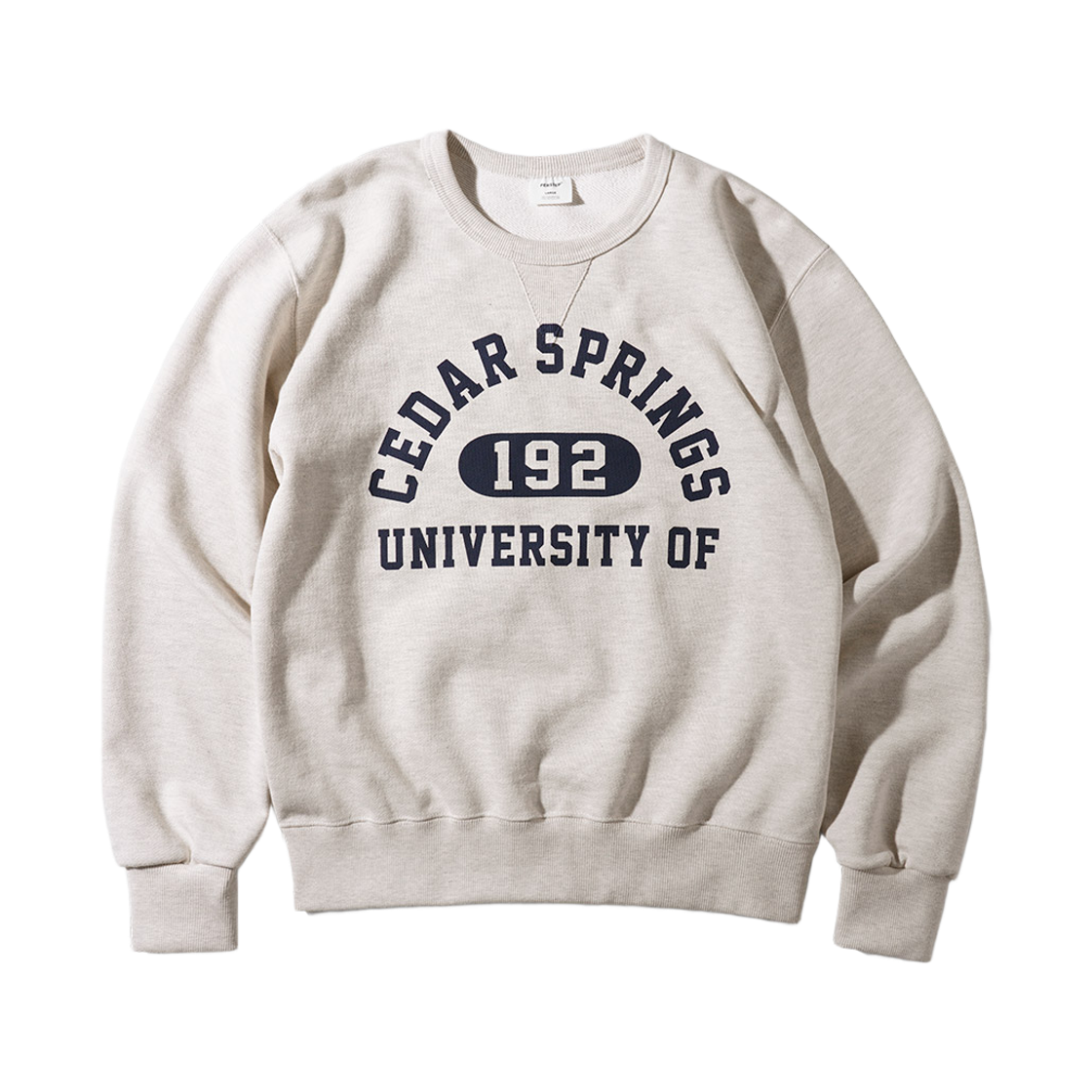 JUMT4688_Oatmeal_291 PERSTEP Cedar Heavy Weight Sweatshirt Oatmeal JUMT4688