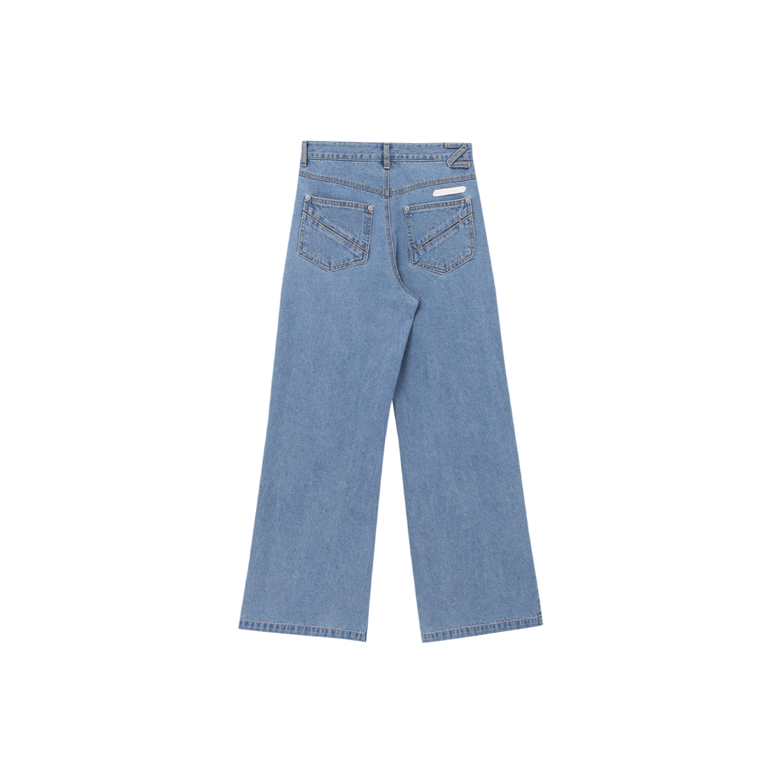 제뉴즈 와이즈 핀턱 데님 팬츠 - 블루(Znuz Wize Pintuck Denim Pants - Blue) - 2