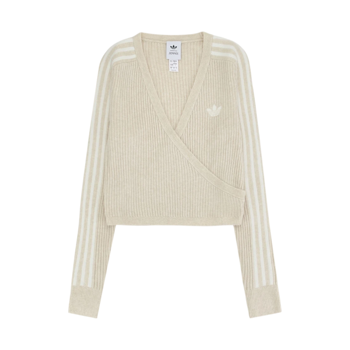 Adidas (W) Adidas x Jennie Knit Wrap Around Cardigan Bliss - KR Sizing · XS