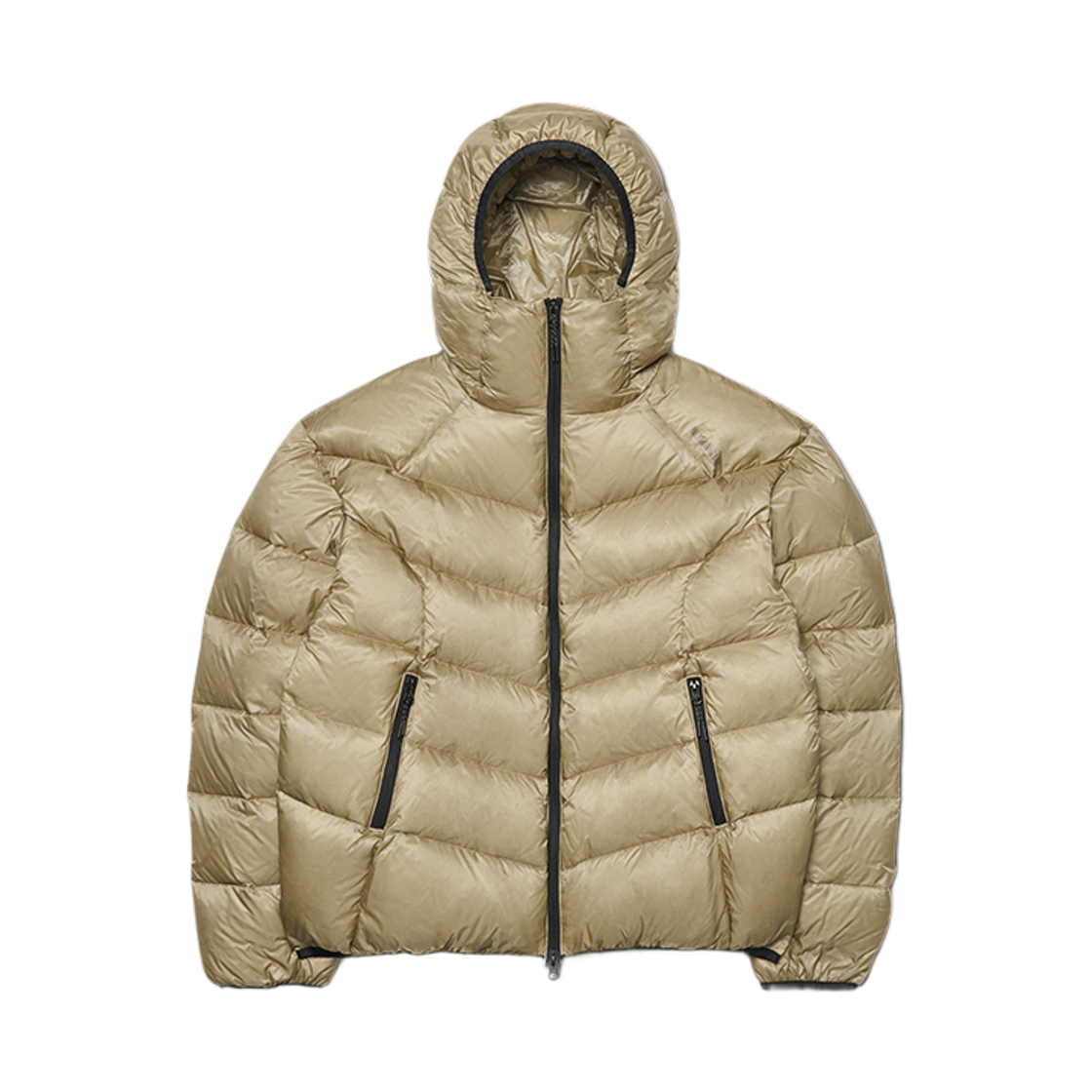 노매뉴얼 셰브론 시어 덕 다운 카키(NOMANUAL Chevron Sheer Duck Down Khaki)