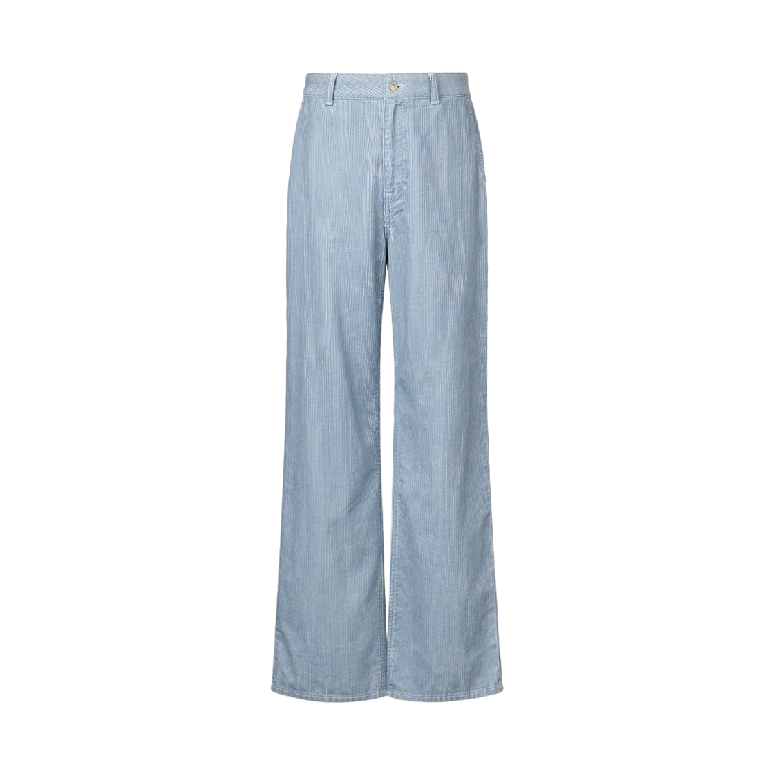 쿠메 남성 워싱 코듀로이 팬츠 라이트블루(KUME Men Washed Corduroy Wide Pants Light Blue) - 2