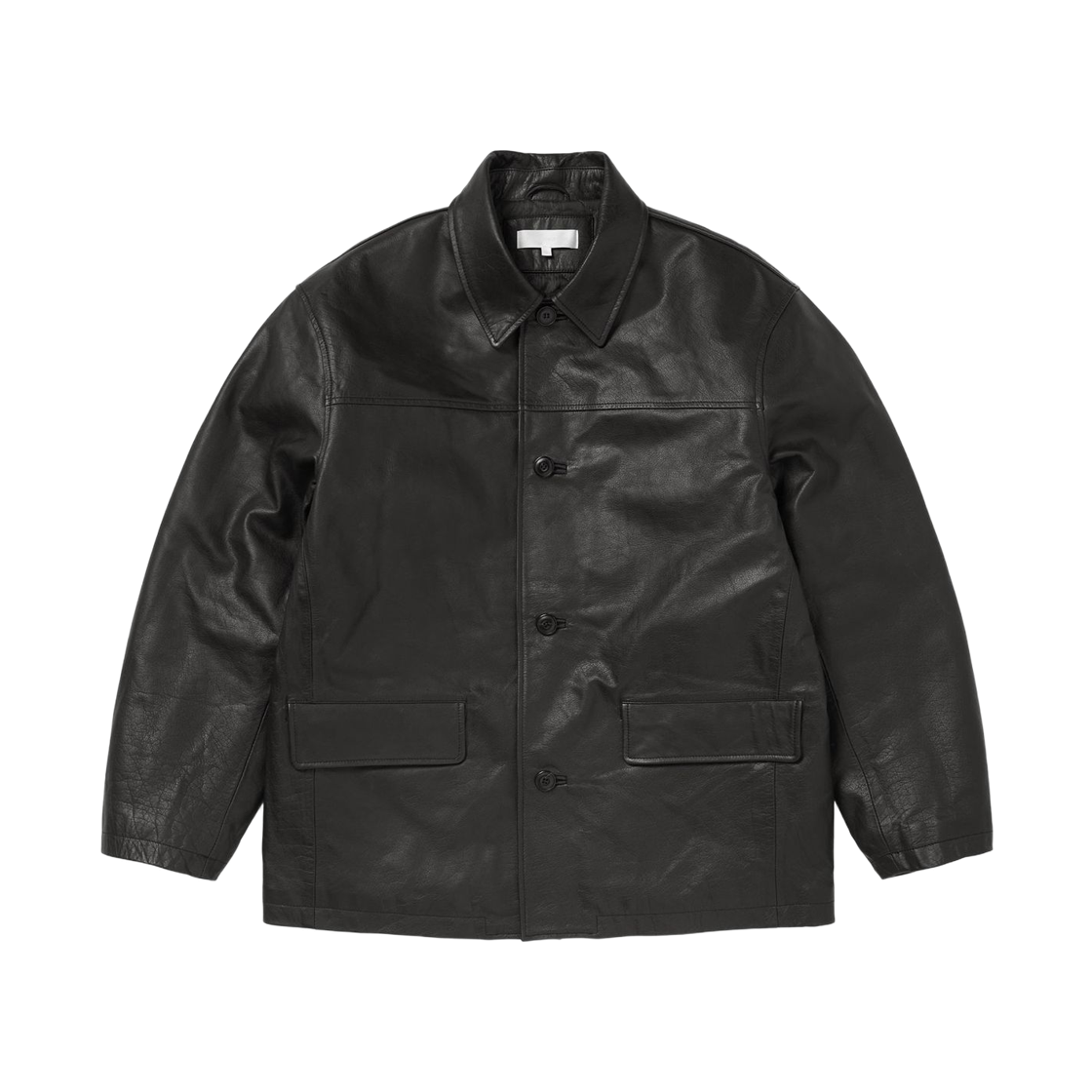 TN263LOWHS02BLK (W) thisisneverthat Leather Car Coat Black