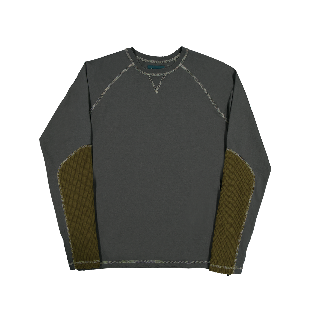 언더마이카 헤리티지 엘보 롱 슬리브 더스티 올리브(Undermycar Heritage Elbow Long Sleeve Dusty Olive) - 2