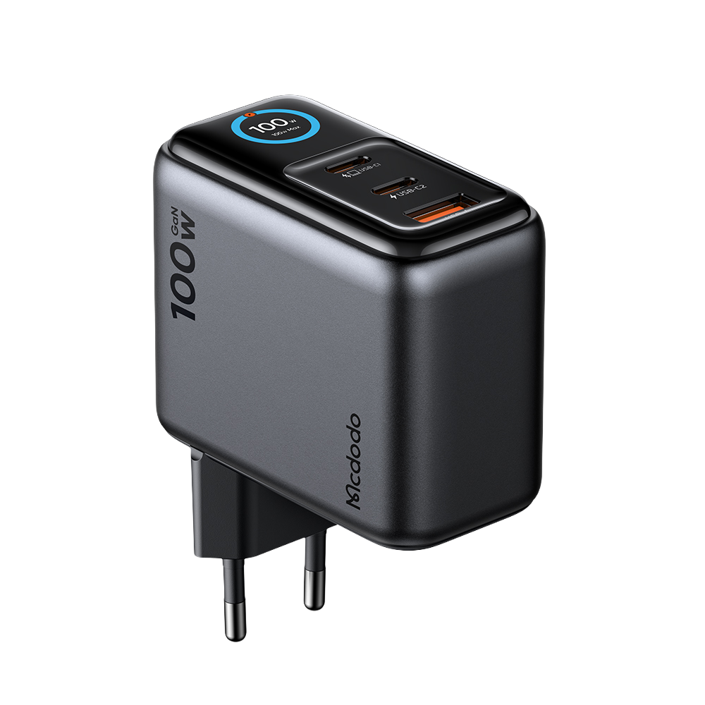 맥도도 GaN 100W 스마트 디스플레이 초고속 3포트 멀티충전기 CH065(Mcdodo 100W GaN Smart Display 3-Port SuperFast Multi Charger CH065) - 6