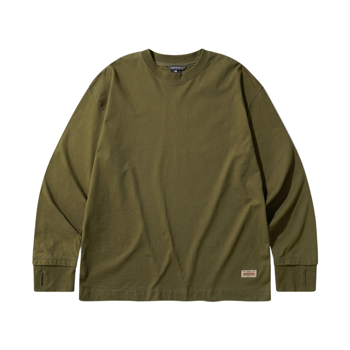 JILT7785_olivekhaki_29 WV PROJECT Us thumb hole long sleeve t-shirts olivekhaki JILT7785