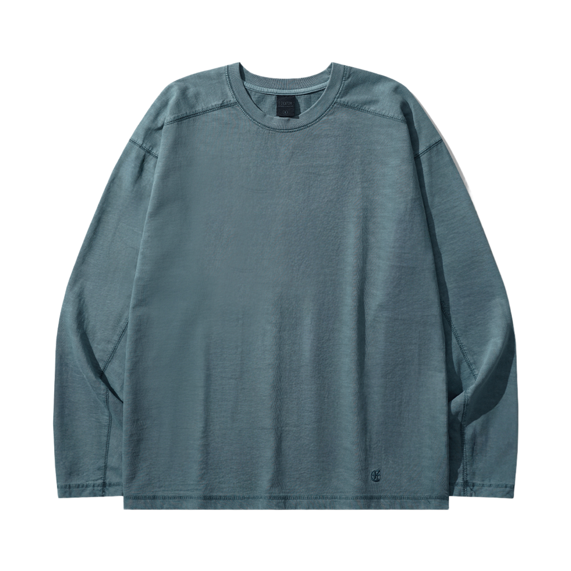 MMLT6937_blue_29 EZKATON Ash Cutout Long Sleeve Blue MMLT6937
