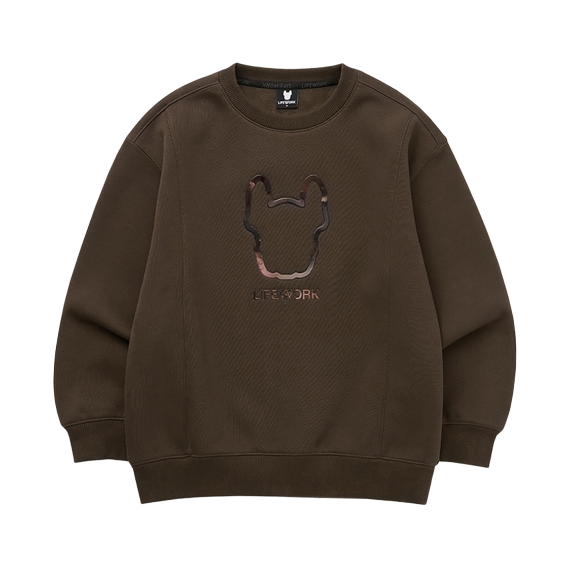 라이프워크 본딩 고주파 아트웍 맨투맨_LW254MT119(Lifework Bonding High-Frequency Artwork Sweatshirt_LW254MT119) - 3