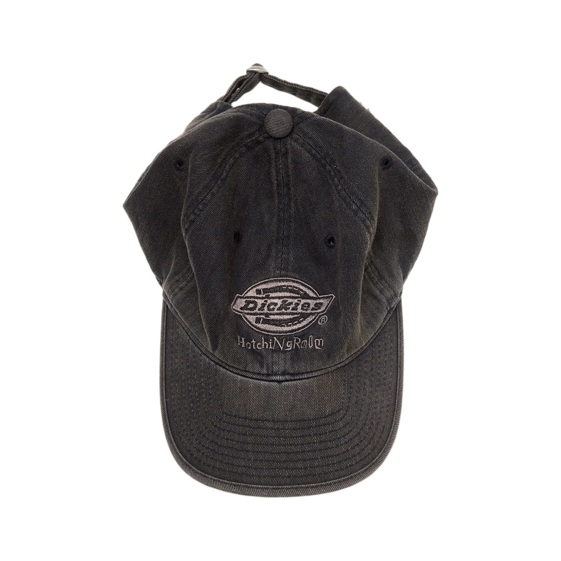 - Hatchingroom x Dickies Logo Cap Bleached Black