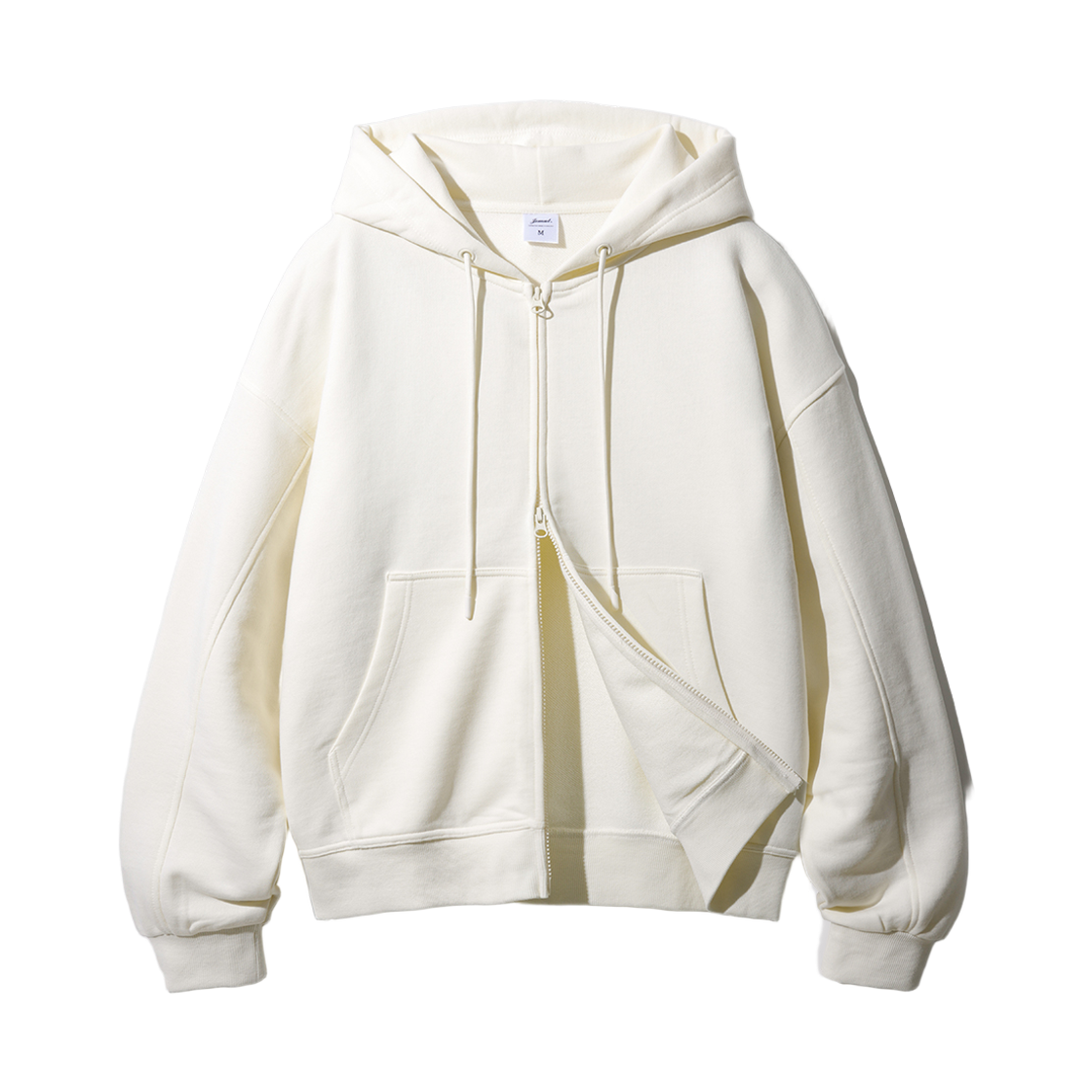 KJHD2523_ivory_29 JEMUT Heaven Twoway Terry Hood Zip Up Ivory KJHD2523