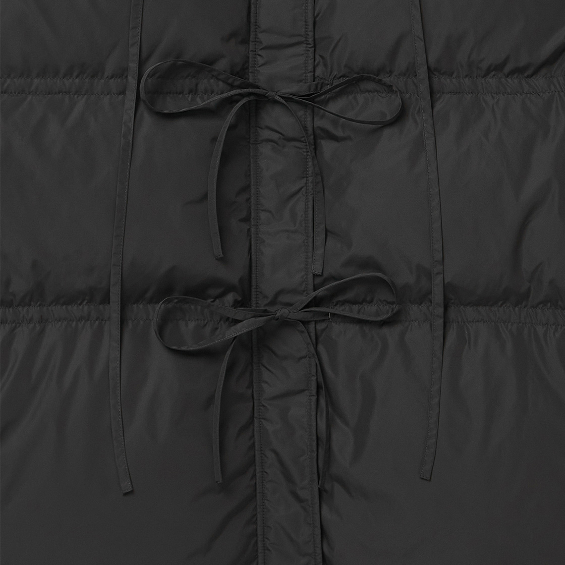 모이페어 스트랩 다운 자켓 블랙(MOIFAIRE Strap Down Jacket Black) - 3