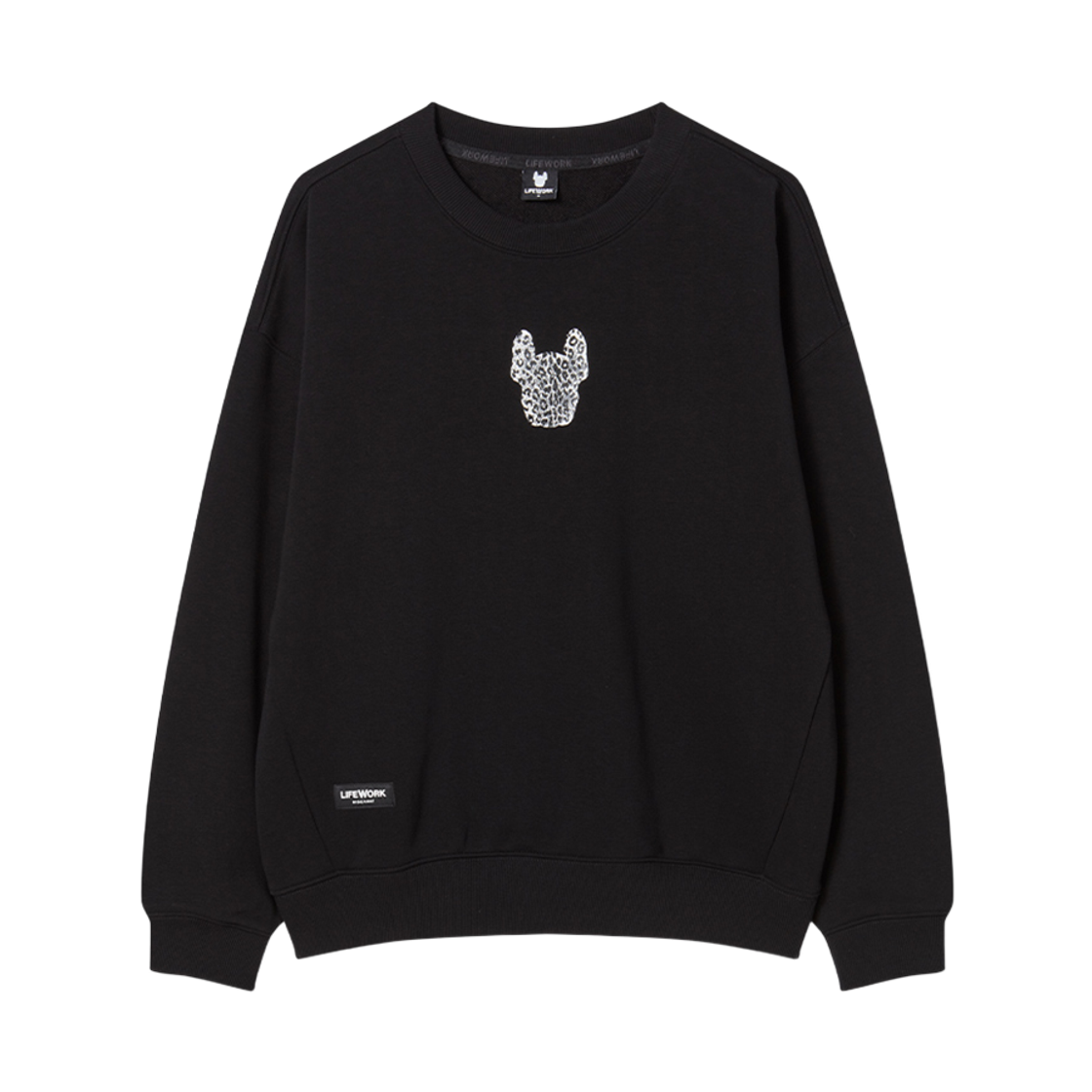 LW253MT701 Lifework leopard Radog print sweatshirt_LW253MT701