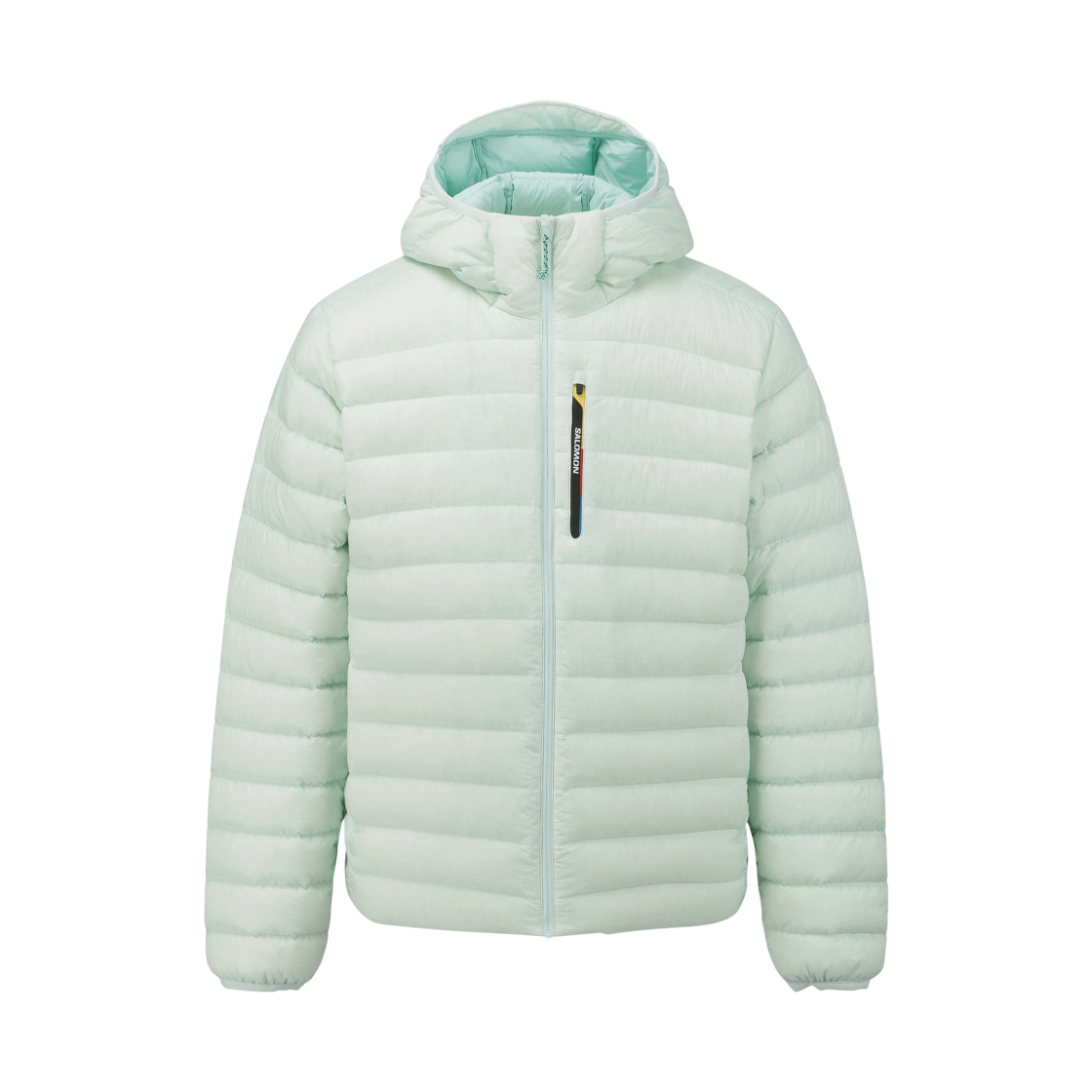 LD0275700 Salomon X-Fuse Hooded Down Jacket V2 Light Mint Grey