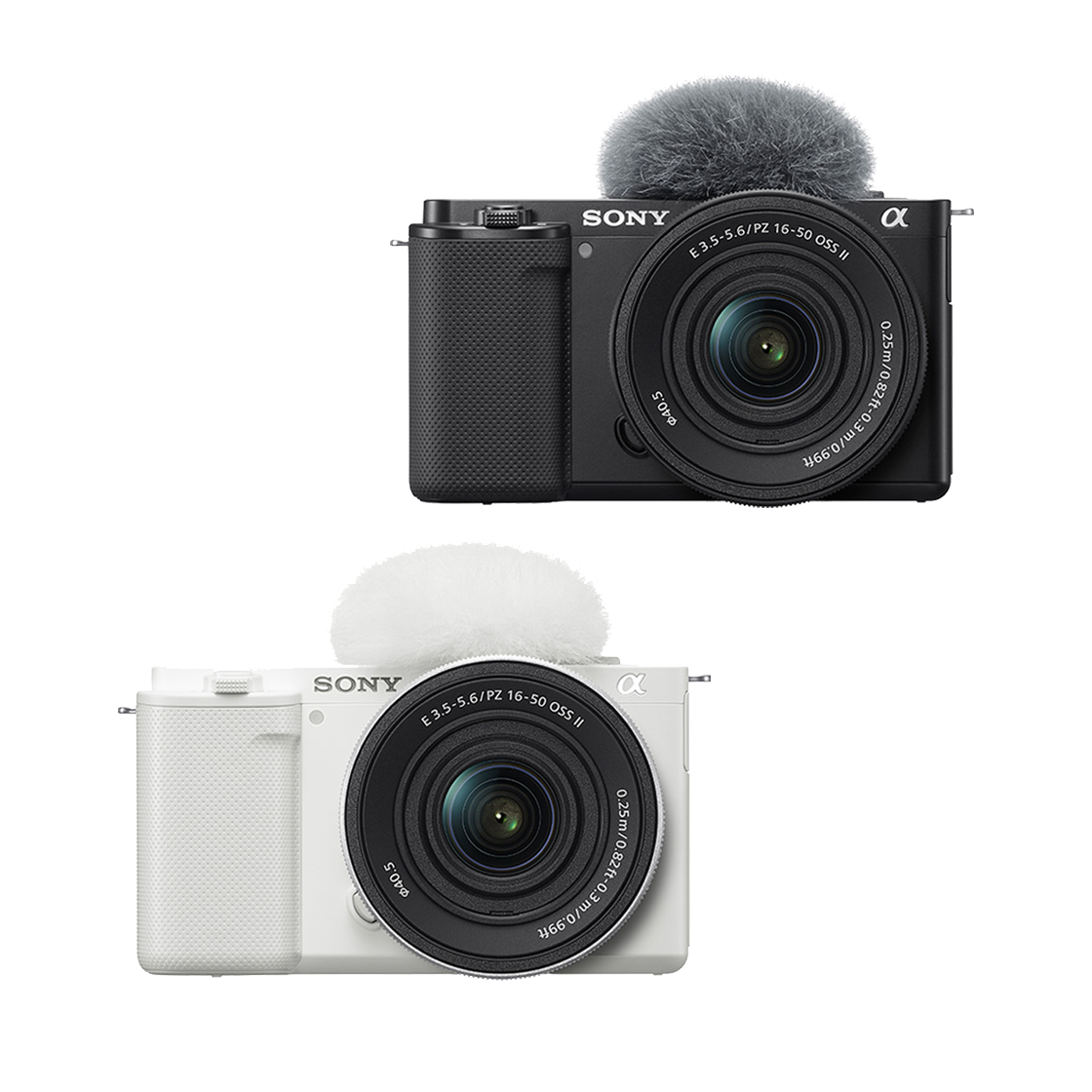 소니 브이로그 카메라 ZV-E10K (본체+SELP1650 OSS II 렌즈포함) 블랙/화이트/ 공식대리점(Sony ZV-E10K Vlog Camera (Body + SELP1650 OSS II Lens Included) - Black/White - Official Authorized Dealer)