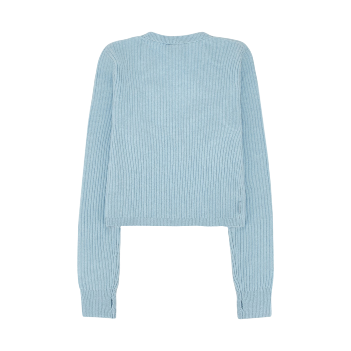 (W) 아디다스 x 제니 니트 랩 어라운드 가디건 원더 블루 - KR 사이즈((W) Adidas x Jennie Knit Wrap Around Cardigan Wonder Blue - KR Sizing) - 2
