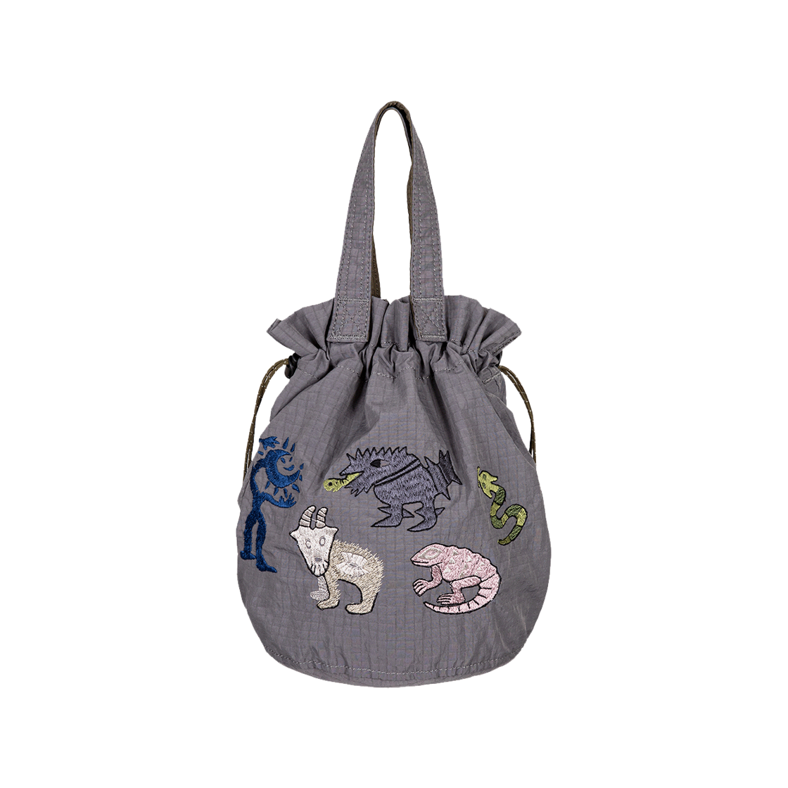 12VFA903Z5 SOHC 26FW Drawstring Tote Bag_12VFA903 Grey