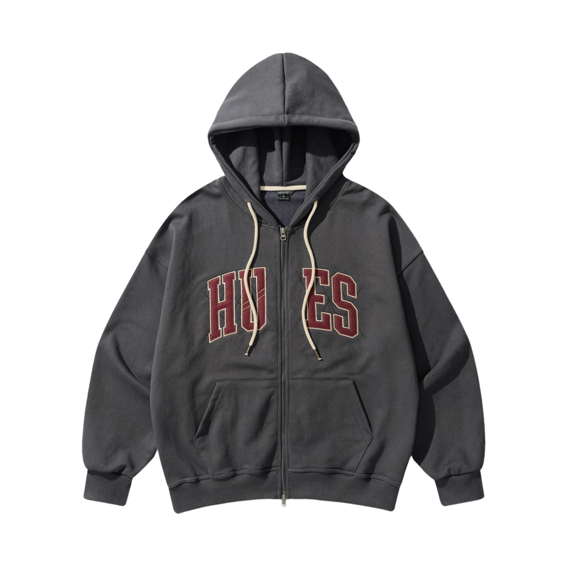 JIHD7857_charcoal_29 WV PROJECT Daily Hues Hood Zipup Charcoal JIHD7857