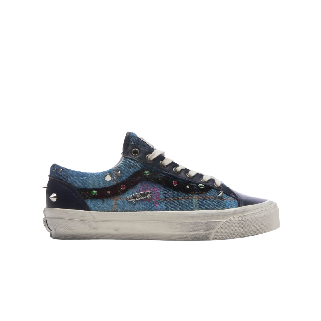 VN000E8VBIP Vans Harris Tweed LX Old Skool 36 Tweed Navy Blue