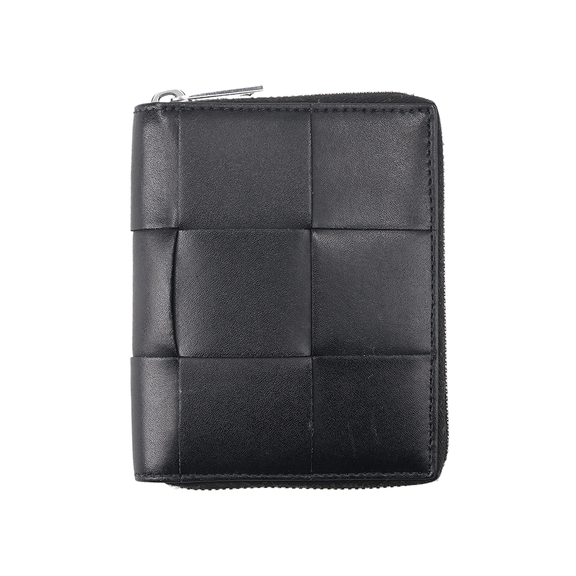 ITWGLLIP9Q9K Bottega Veneta House Around Wallet Leather Black