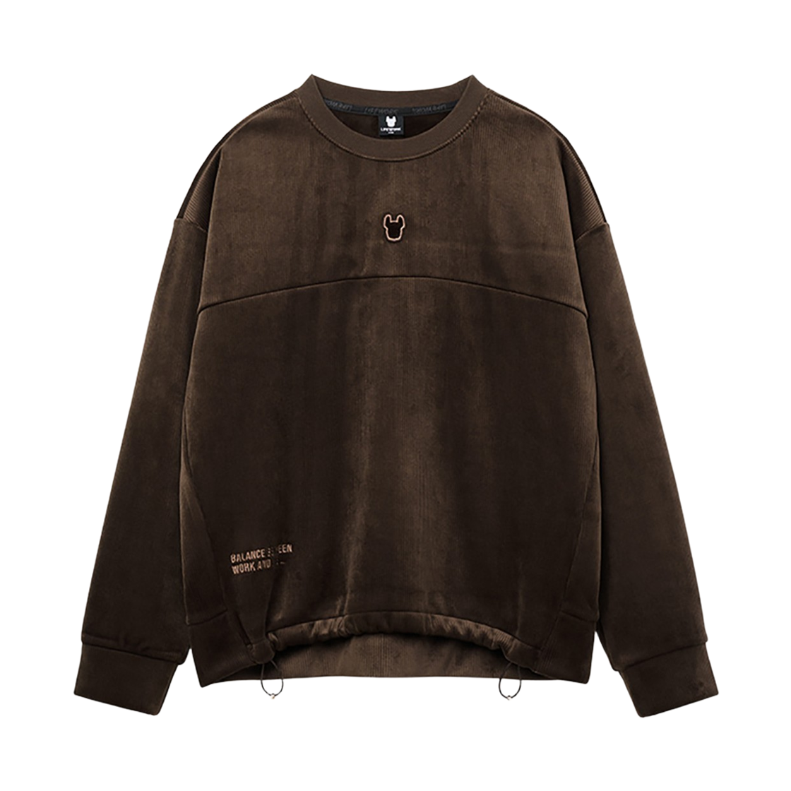 라이프워크 벨로아 라독 코듀로이 맨투맨_LW254MT846(Lifework Velour Radon Corduroy Sweatshirt_LW254MT846) - 3