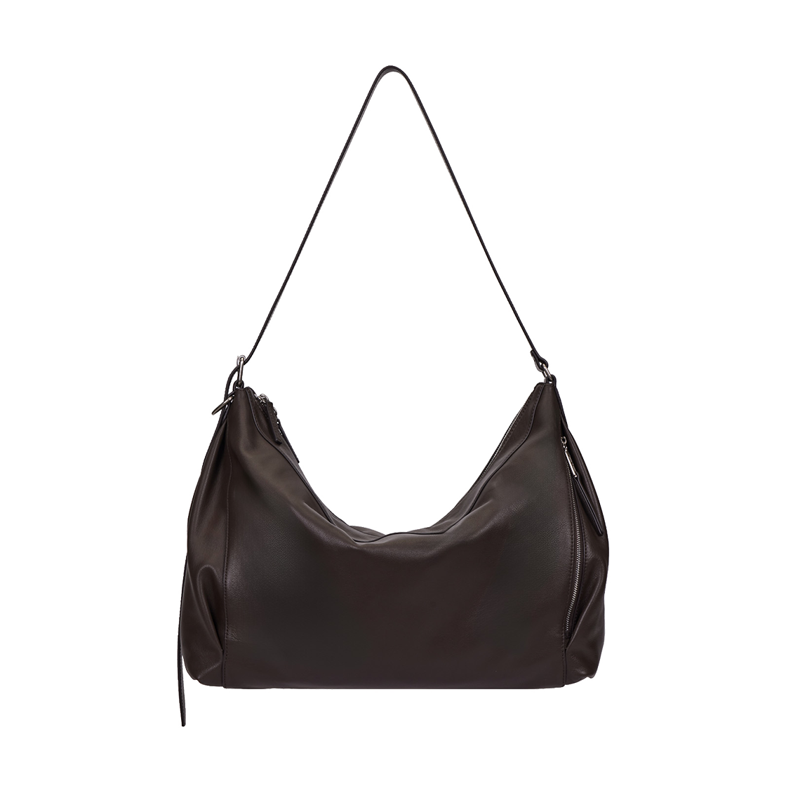분크 퍼펙 모터 숄더 라지 다크브라운(vunque Perfec Motor Shoulder L Dark Brown) - 2