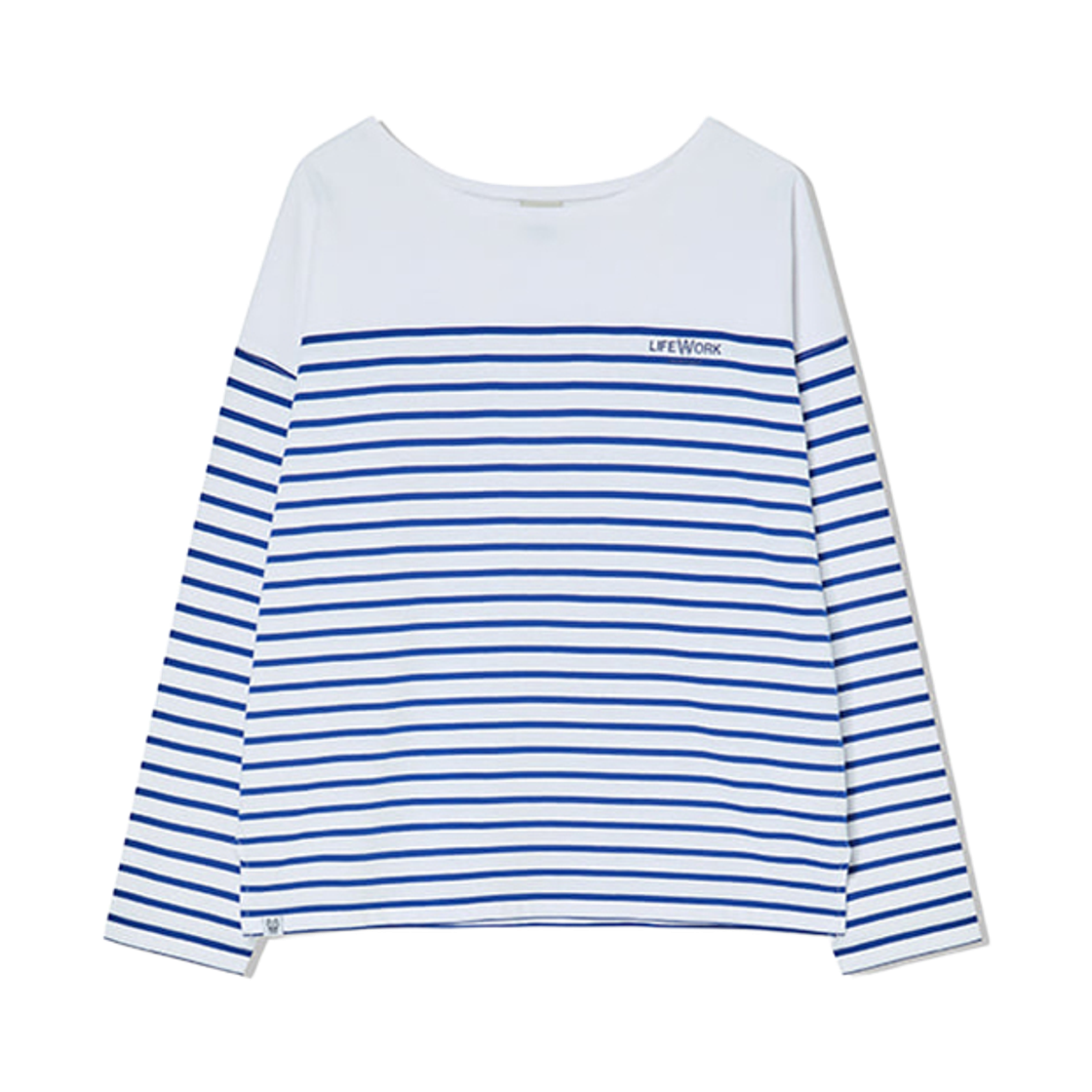 LW251TL713 Lifework Stripe Boat Neck T-shirt_LW251TL713