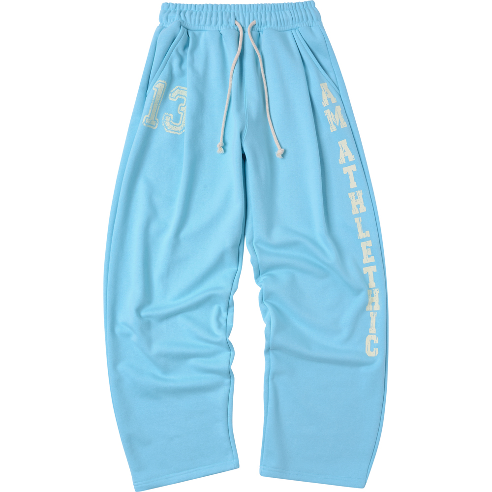 아모우 애슬레틱 원 턱 스웨트팬츠 블루(AMOU ATHLETHIC One Tuck Sweat pants Blue) - 2