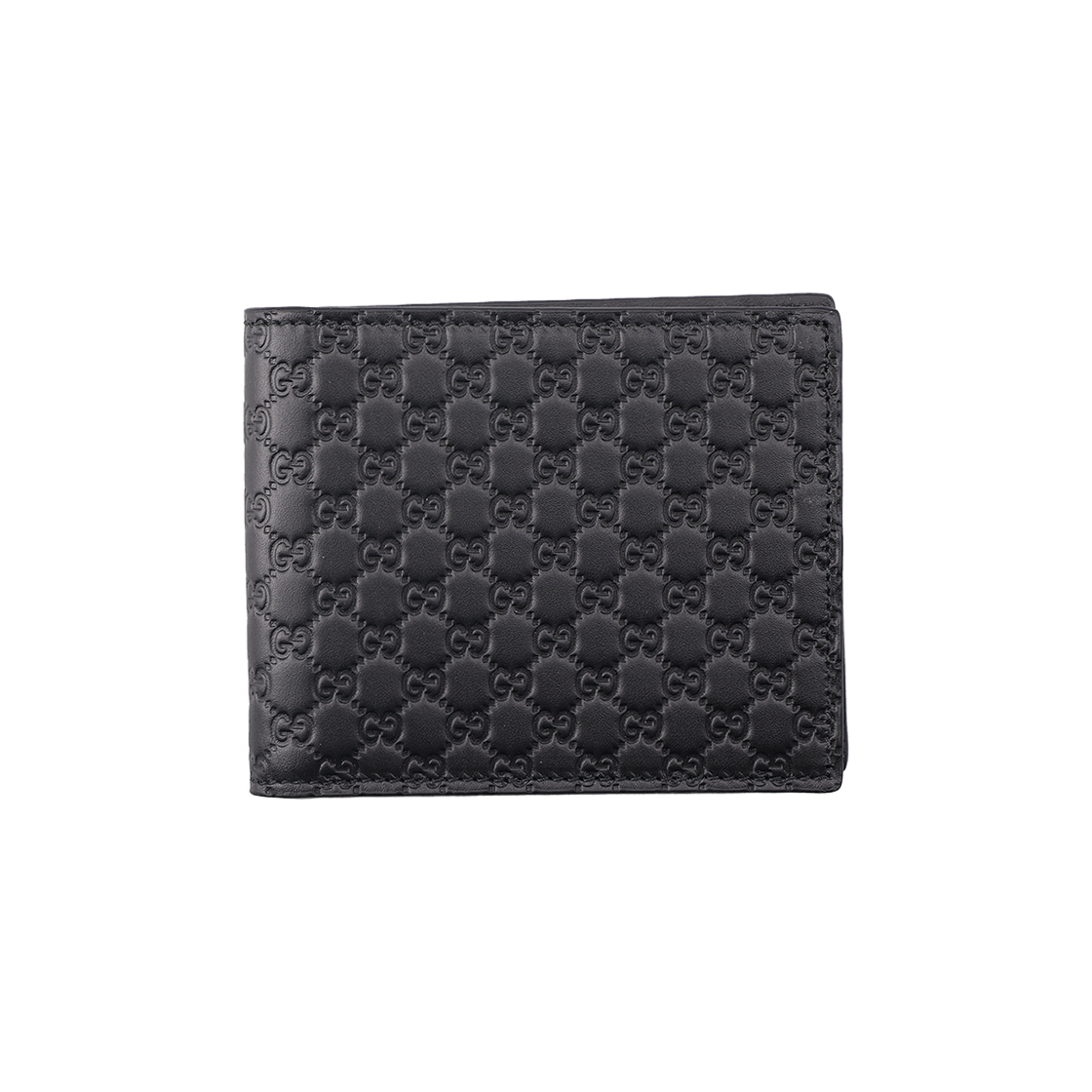 ITSSQBET9NMB Gucci Micro GG Leather Wallet Black