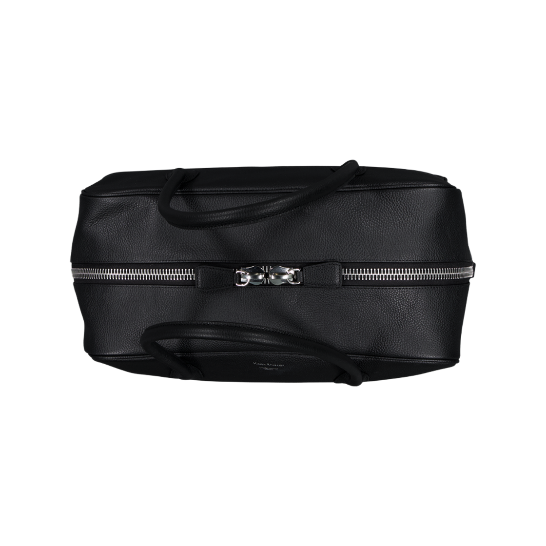 언더마이카 아카이브 맥시 레더 볼링 백 블랙(Undermycar Archive Maxi Leather Bowling Bag Black) - 5
