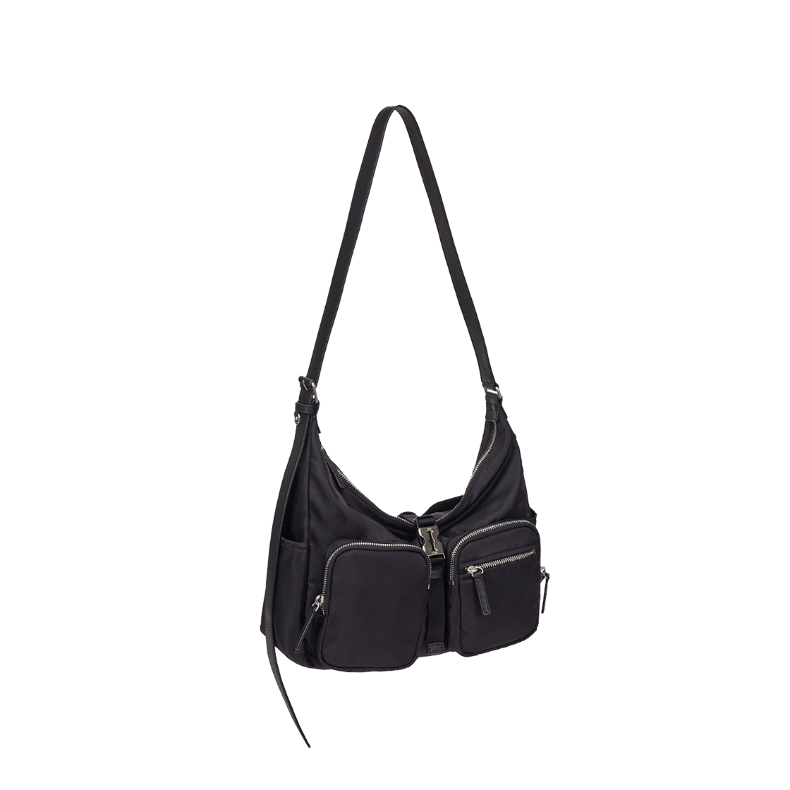 P0000FKG_K vunque Hey Double Pocket Hobo S Black
