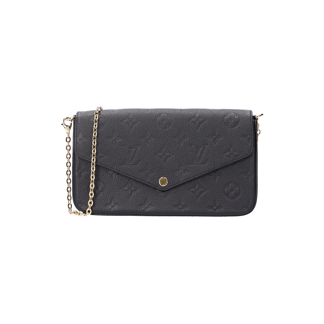 IT7A9FEOTO87 Louis Vuitton Felicie Pochette Monogram Empreinte Black