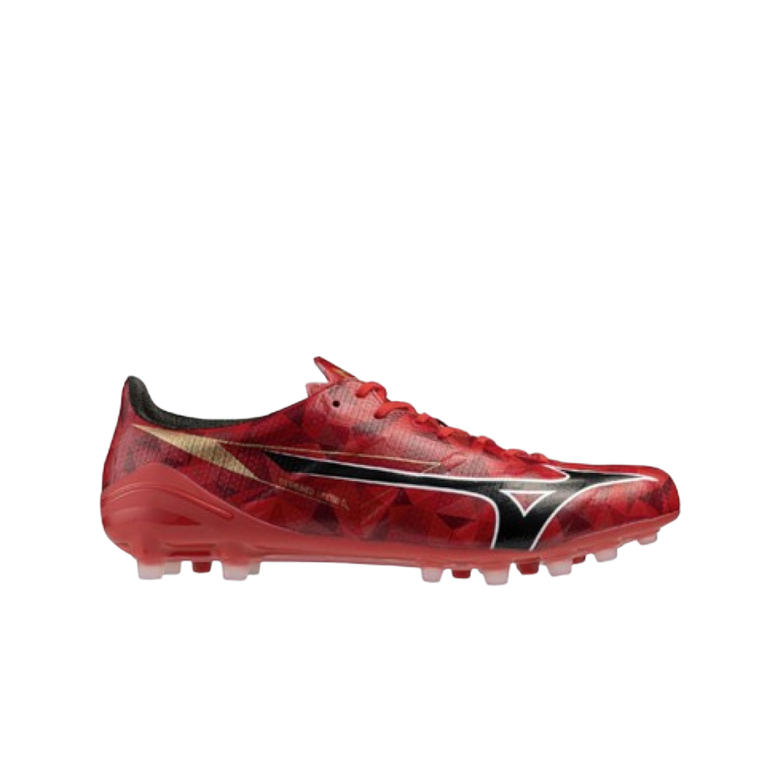 P1GA256360 Mizuno Alpha II Elite AG Morelia 40th Red Black