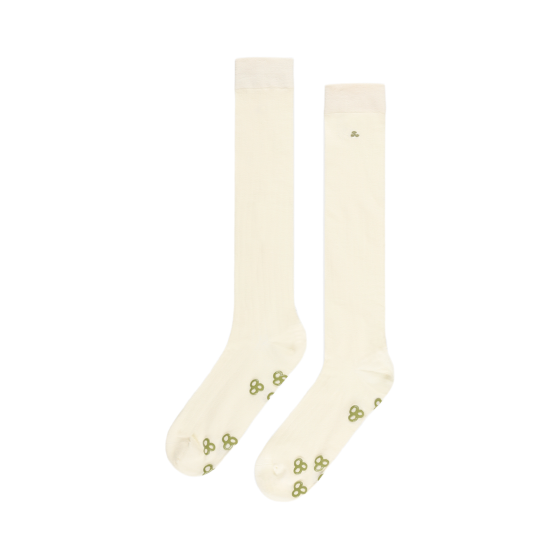 HISSCK002IVO Heisan Symbol Solid Socks - Ivory