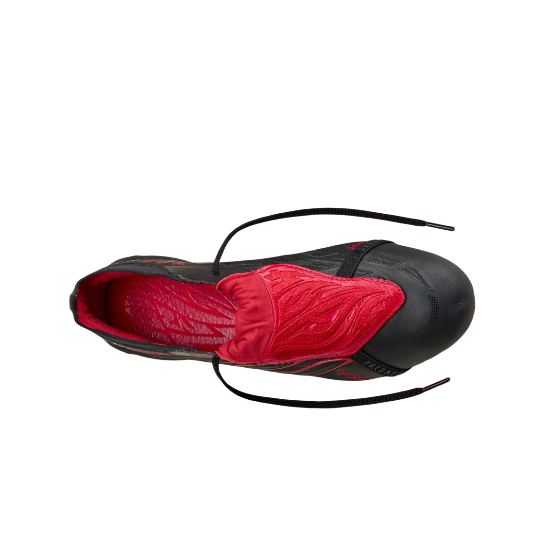 아디다스 프레데터 엘리트 폴드오버 텅 FG L-테크 코어 블랙 비비드 레드(Adidas Predator Elite Fold Over Tongue FG L-Tech Core Black Vivid Red) - 2