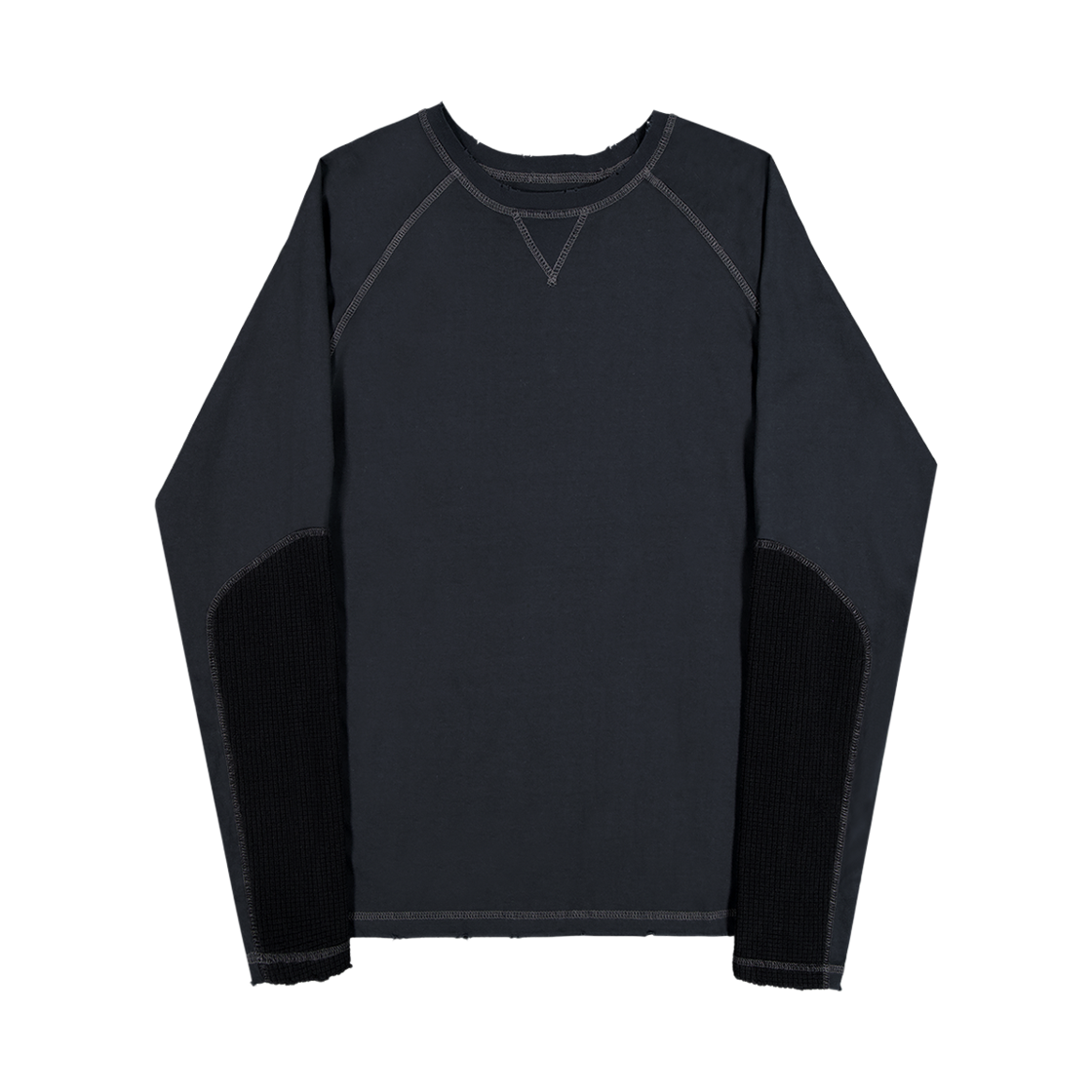 언더마이카 헤리티지 엘보 롱 슬리브 패널 블랙(Undermycar Heritage Elbow Long Sleeve Panel Black) - 2