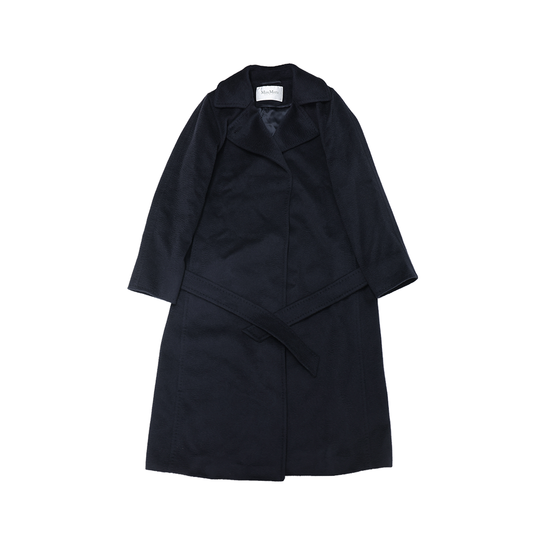 ITEO78KFDFKO Max Mara Manuela Icon Coat Viscose Dark Navy IT