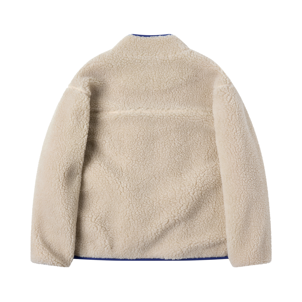 아모우 셰르파 플리스 집업 크림(AMOU Sherpa Fleece Zip-Up Cream) - 3