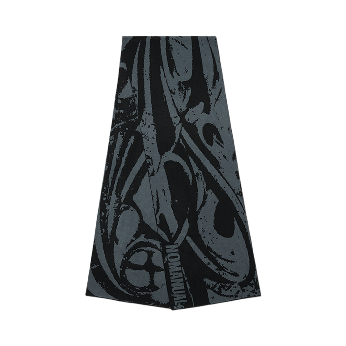 NMWF62AC01BLK NOMANUAL S.T Jacquard Muffler Black